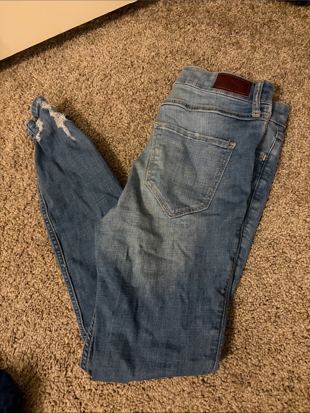 Hollister ultra high rise super skinny jeans